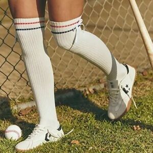 Free People Foul Shot Knee High Socks NEW